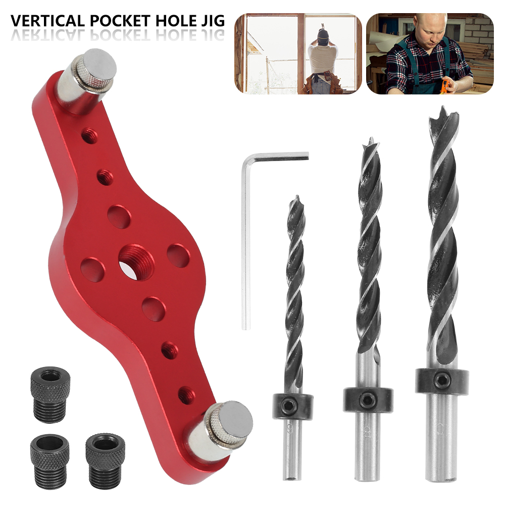 Pocket Hole Jig - Alloy Vertical Pocket Hole Jig Woodworking