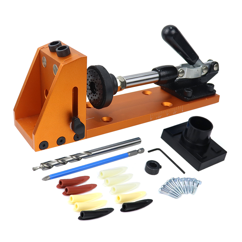 Pocket Hole Jig - Gỗ Nghiêng Lỗ Doweling Jig Bỏ