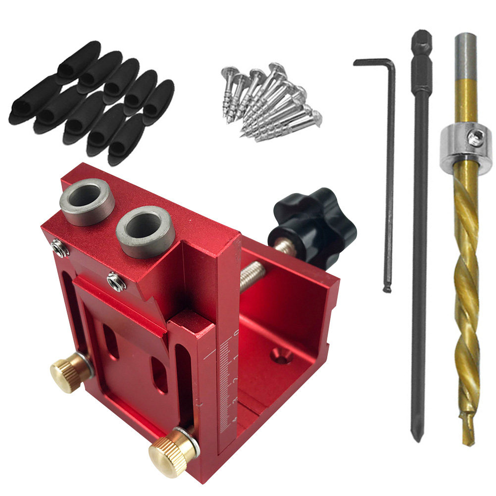 Pocket Hole Jig - 1Set Pocket Hole Wood Working Jig