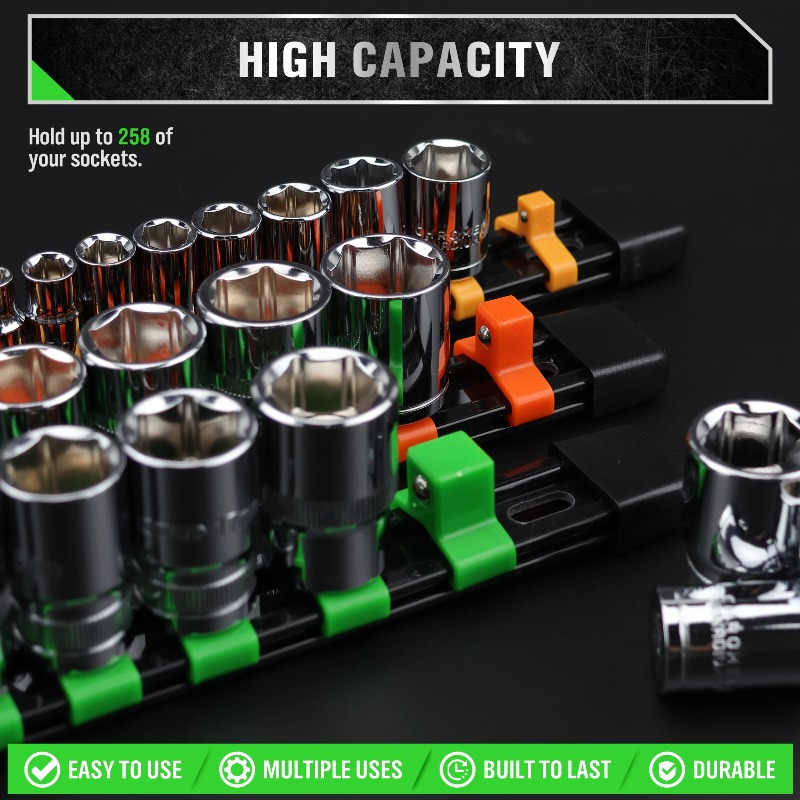 18-Piece Socket Organizer Set  - đánh giá và giá Tool Chest Cabinet