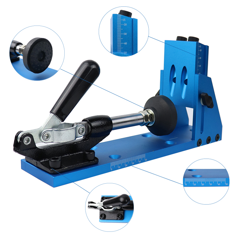 Gỗ Nghiêng Lỗ Doweling Jig Bỏ  - đánh giá và giá Pocket Hole Jig