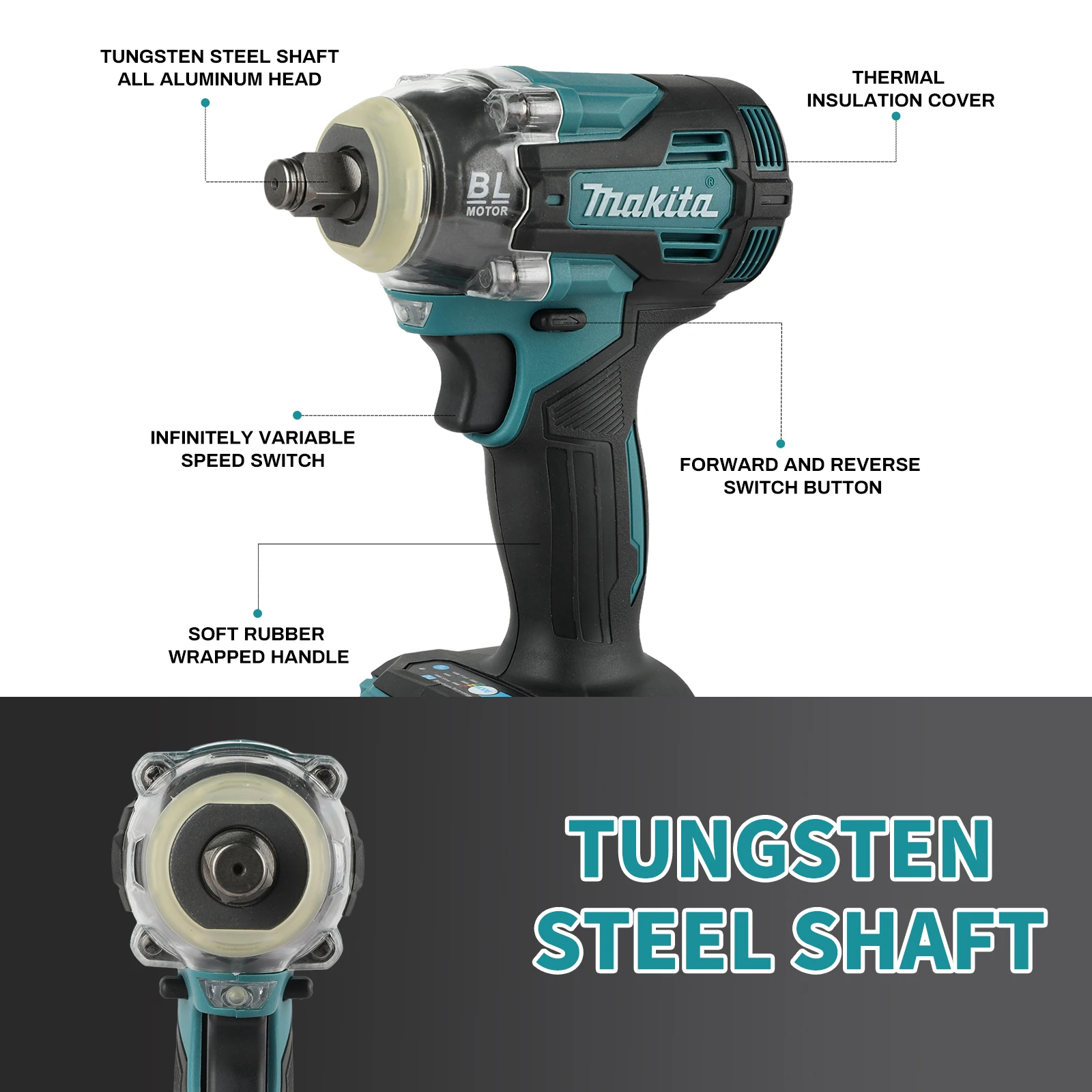 For Makita TW004G Impact Wrenc - đánh giá và giá Workshop Tools Uses
