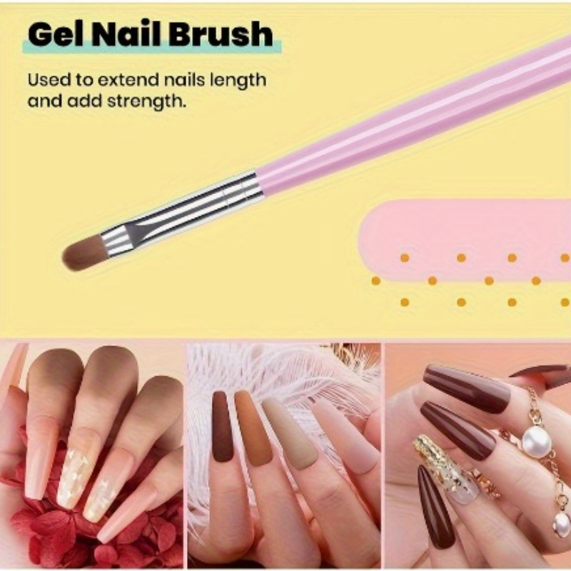 6pcs Nails Art Brushes Set Man - đánh giá và giá Chisel Set Wood