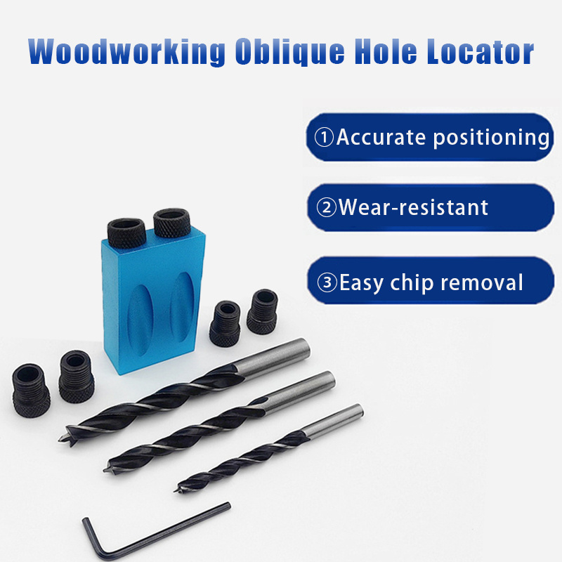 7/14pcs 15 Degress Oblique Hol - đánh giá và giá Pocket Hole Jig