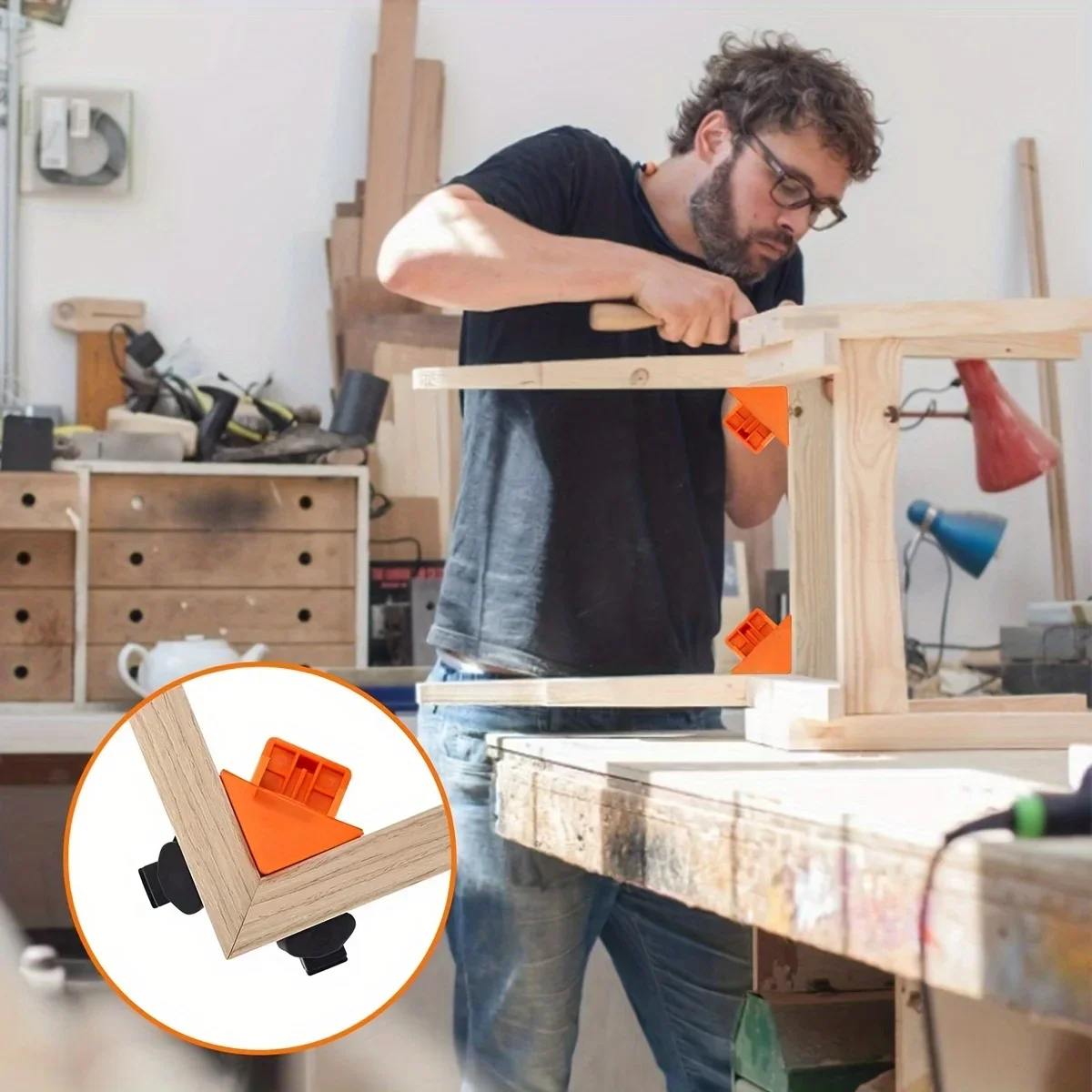 Right Angle Woodworking Clamp  - đánh giá và giá Angle Clamp 90