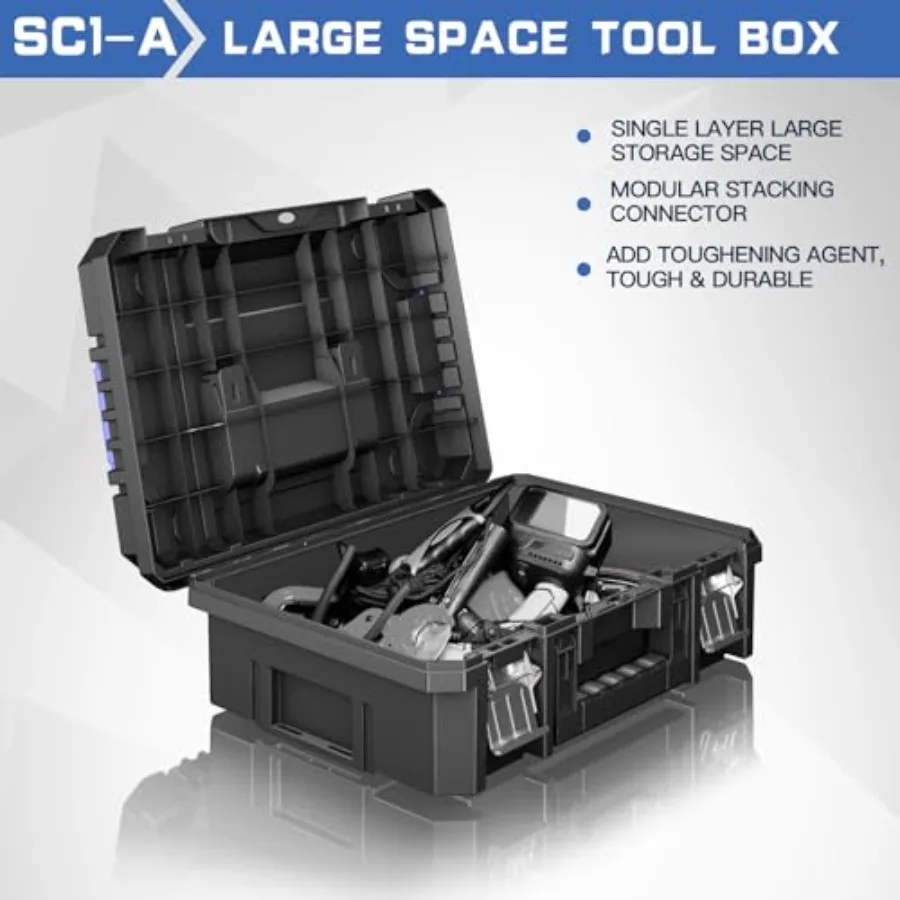 5 Tier Stackable Tool Box with - đánh giá và giá Workshop Tools Uses