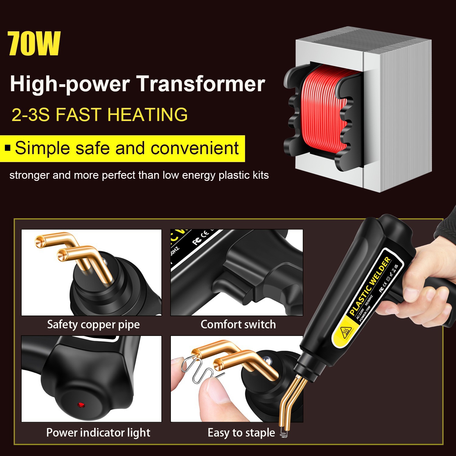 70W Plastic Welder Repair Kit, - đánh giá và giá Tools For Welding Workshop