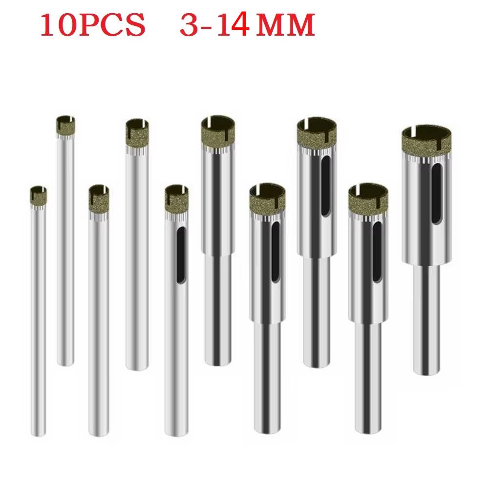 10PCS 3mm-14mm Diamond Coated  - đánh giá và giá Pocket Hole Jig