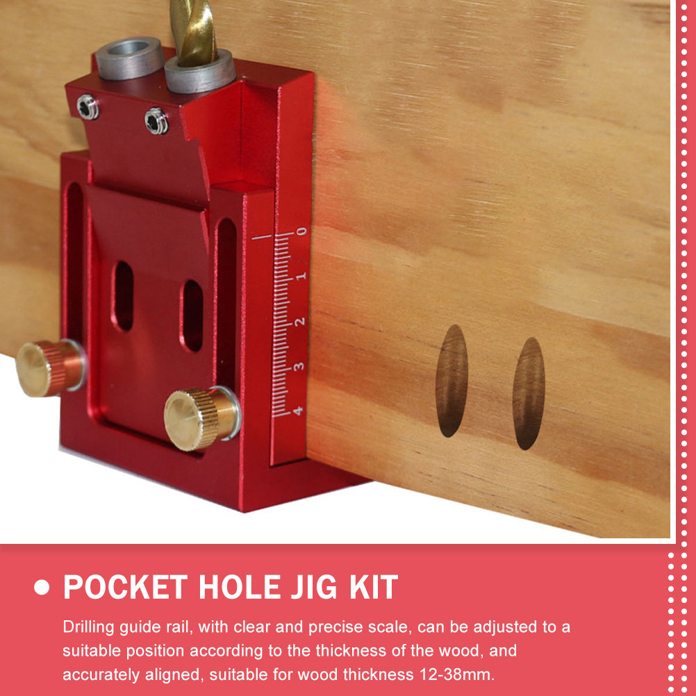 1Set Pocket Hole Wood Working  - đánh giá và giá Pocket Hole Jig